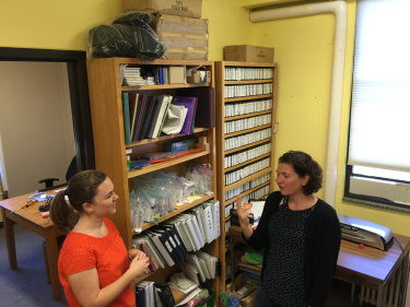 Girls talking sign language