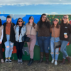 AuD students at a pumpkin patch