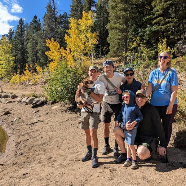 Hiking together