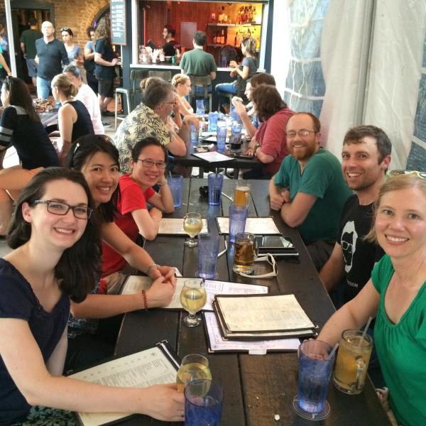 Evolution 2016: Left to right, Andrea, Julienne, Winnie, Dan, Rob, Stacey