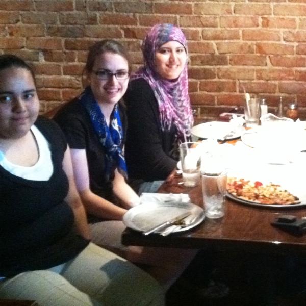 End of a great summer with Daisy, Rachel, Latifa, Jackie and Julia, 2013