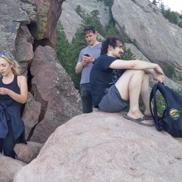 Group hike in May of 2021