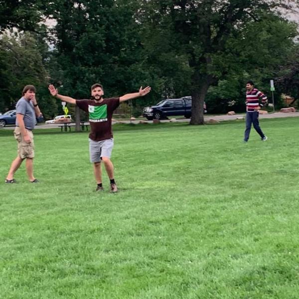 Group hike in August of 2021