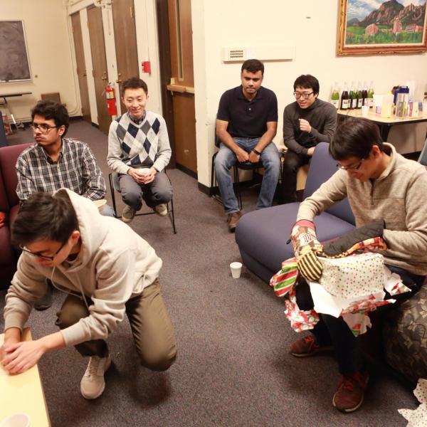 a holidays party in december of 2017