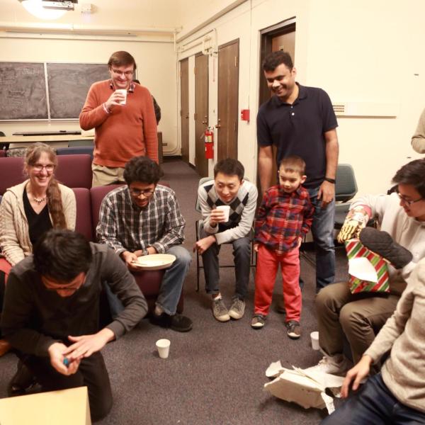 a holidays party in december of 2017