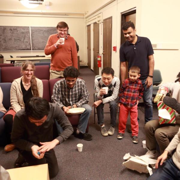 a holidays party in december of 2017