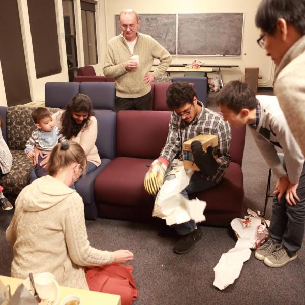 a holidays party in december of 2017