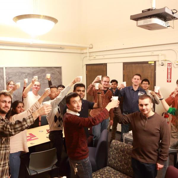 a holidays party in december of 2017