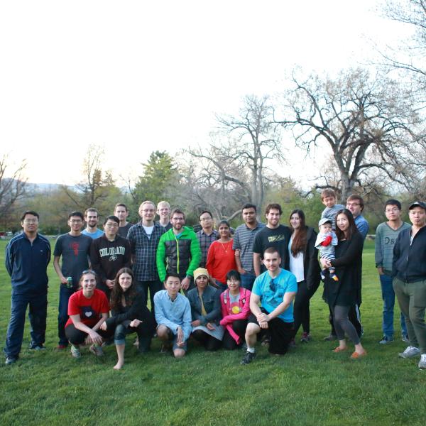Picnic in the Chautauqua Park in May 2017