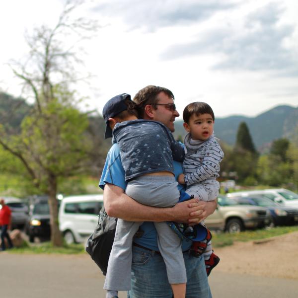 Group hiking in May of 2018
