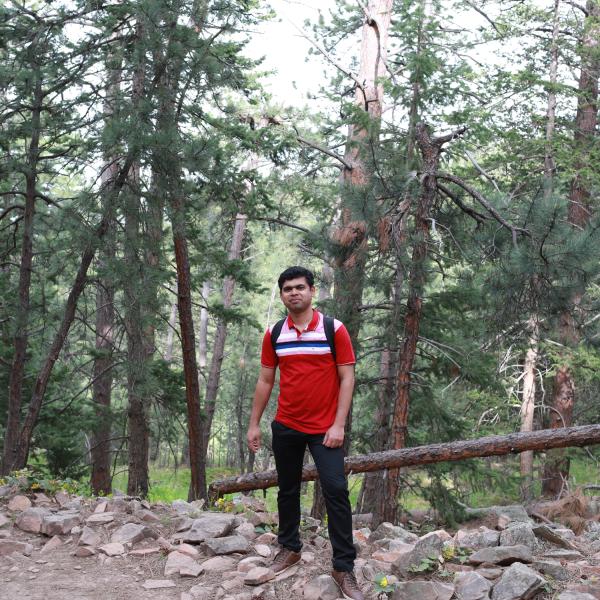 Group hiking in May of 2018