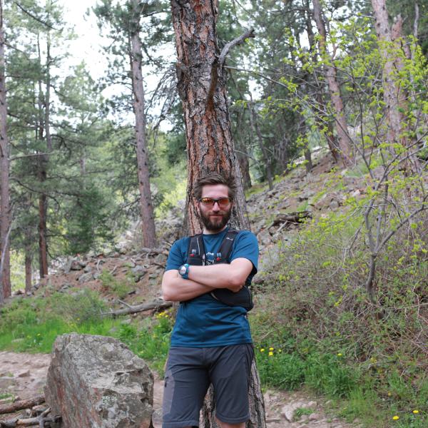 Group hiking in May of 2018: Blaise? Wolverine?