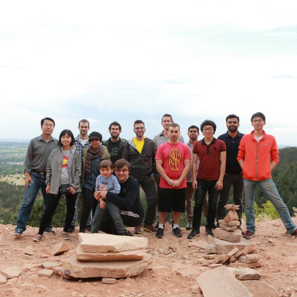 Hiking in the Chautauqua Park in September 2017