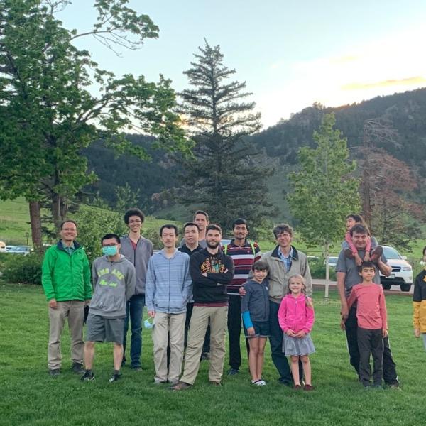 Group hike in May of 2021