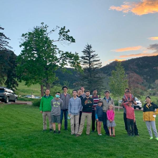 Group hike in May of 2021