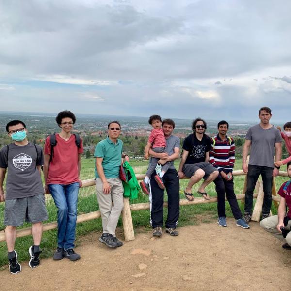Group hike in May of 2021