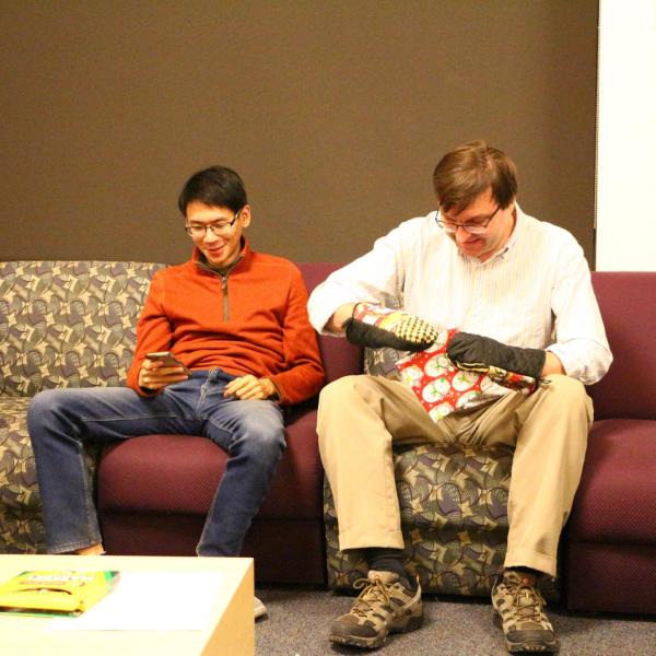 Holidays party in December of 2018