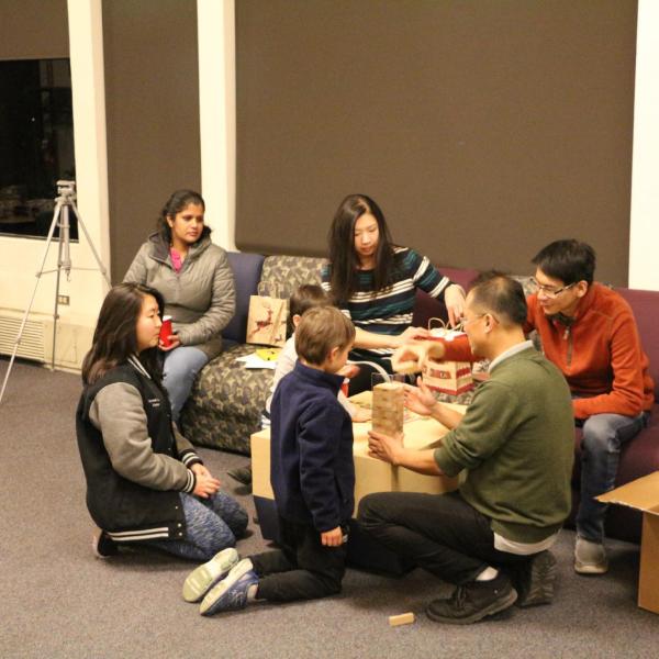Holidays party in December of 2018