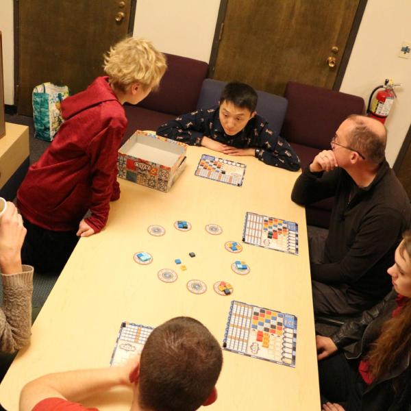 Holidays party in December of 2018