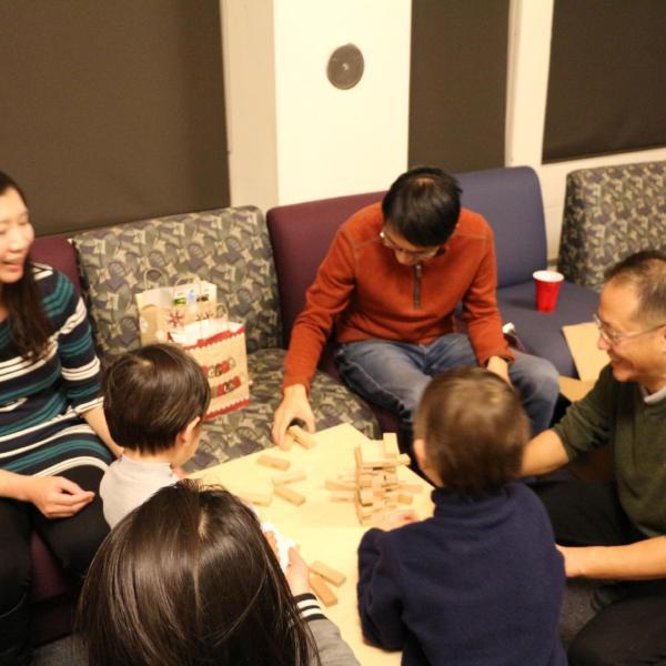 Holidays party in December of 2018