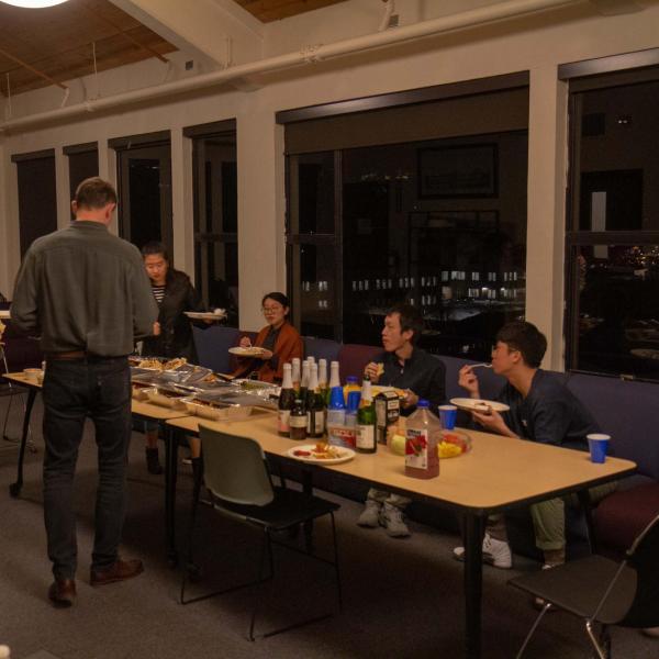 Holidays party in December of 2019