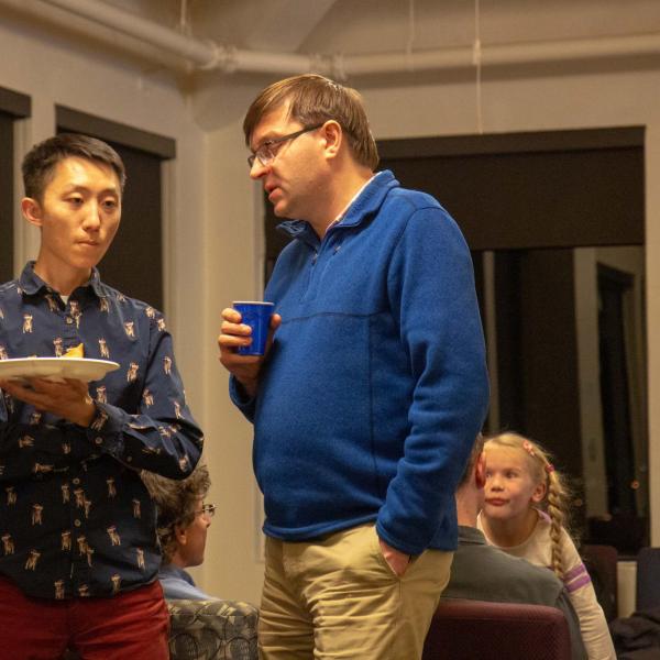 Holidays party in December of 2019