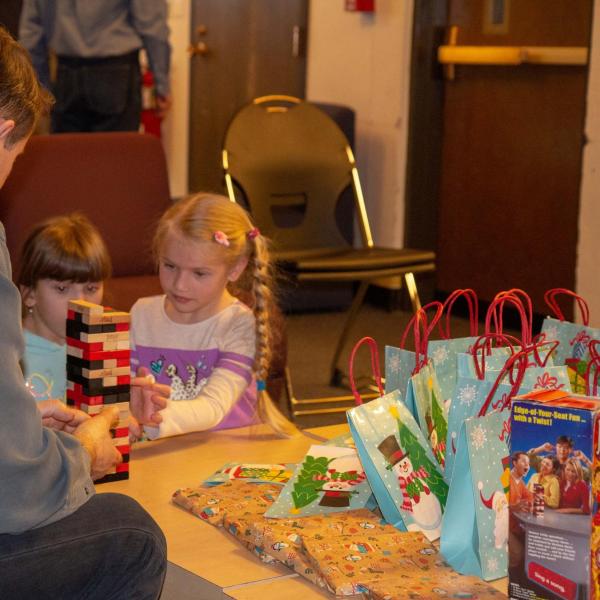 Holidays party in December of 2019