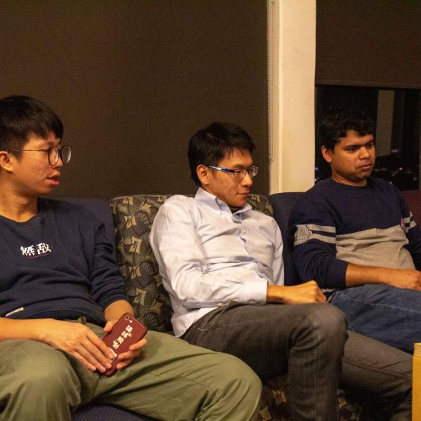 Holidays party in December of 2019