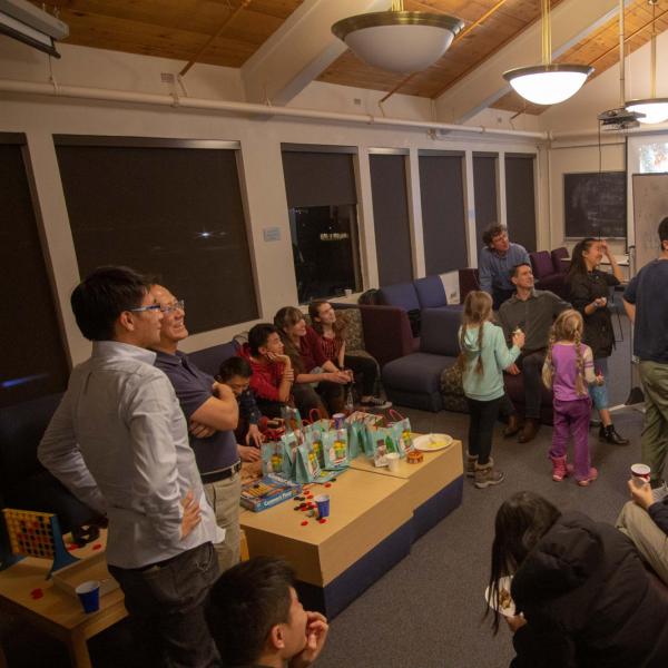 Holidays party in December of 2019