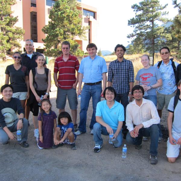 at the NCAR during a group hike in 2010
