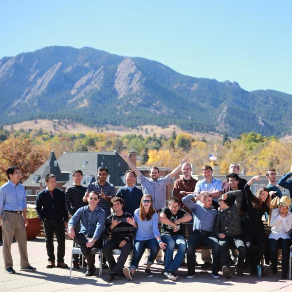 Having fun at the top of UMC in the end of October 2016
