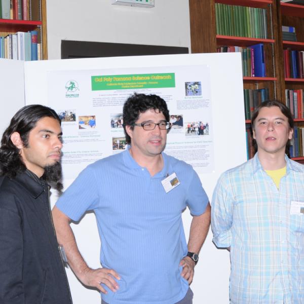 Group members during the poster session at the LC2CAM workshop in Boulder in 2008