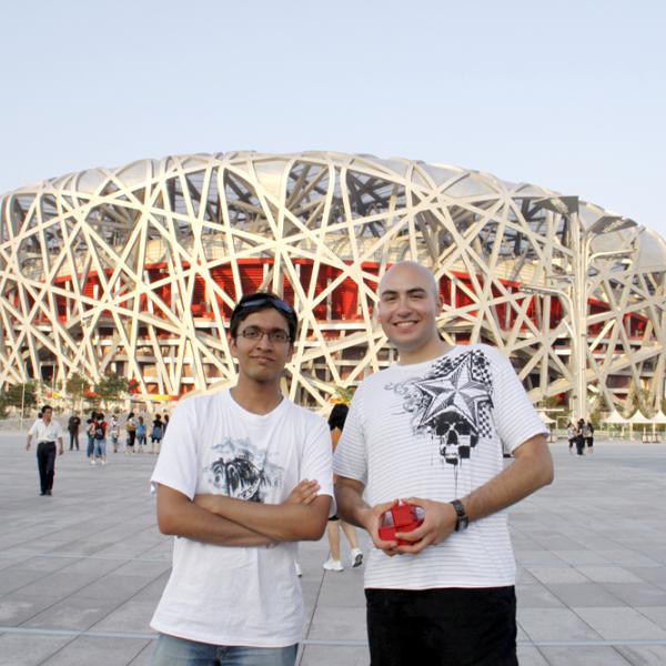Rahul Trivedi and Dennis Gardner in Beijing during the I-CAMP 2009 in China