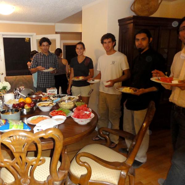 A group party in 2010