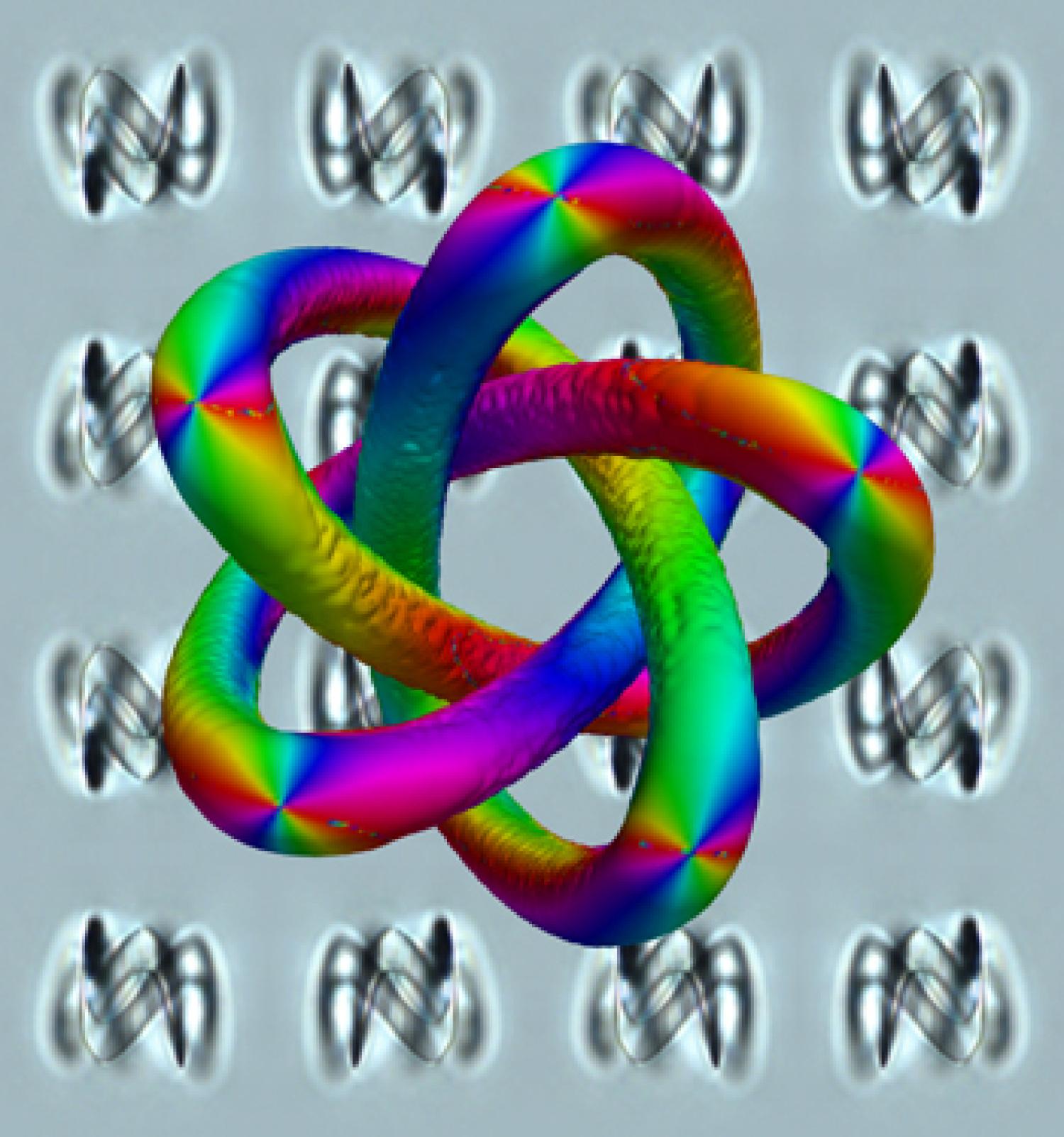 Pentafoil knots in liquid crystals