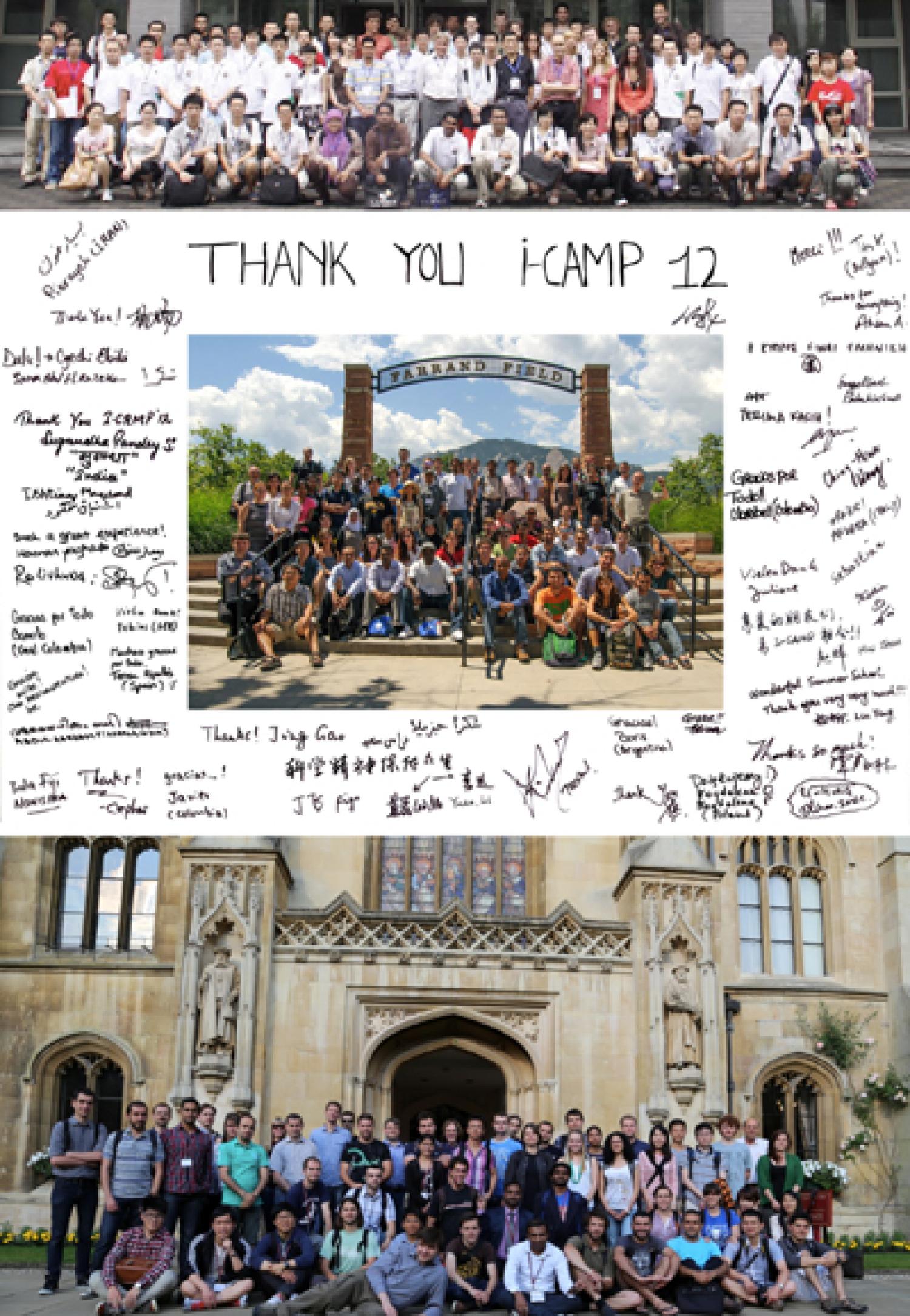 I-CAMP 2013 Thank you note