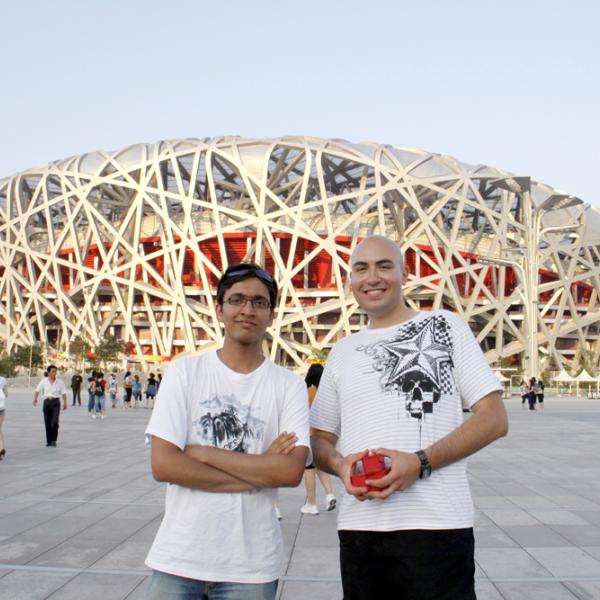 Rahul Trivedi and Dennis Gardner in Beijing during the I-CAMP 2009 in China