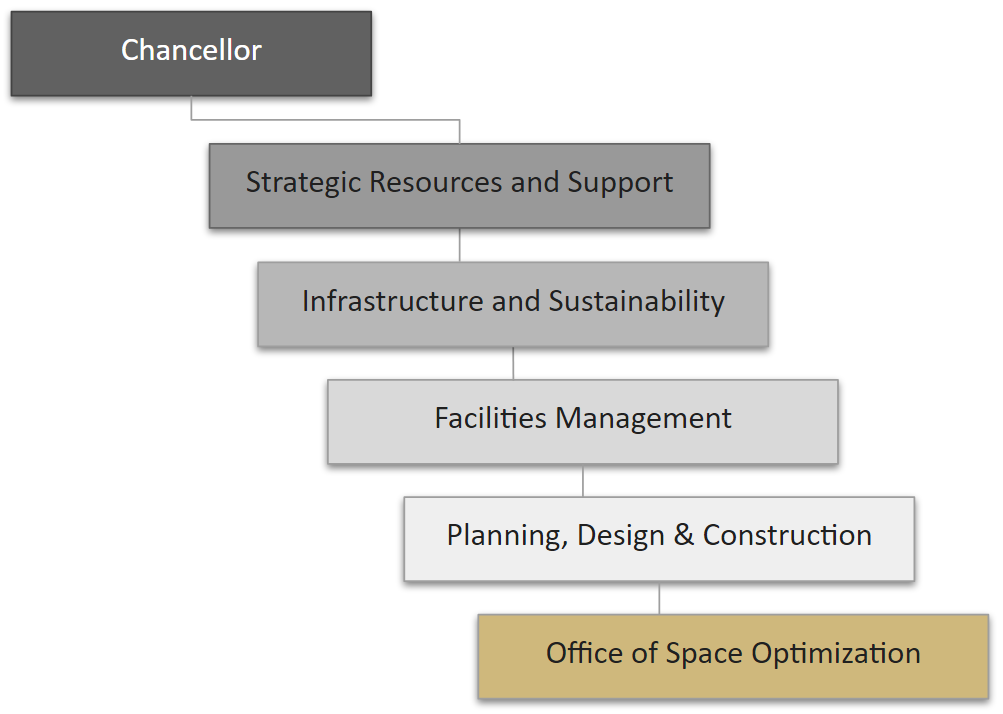 Office of Space optimization reporting hierarchy