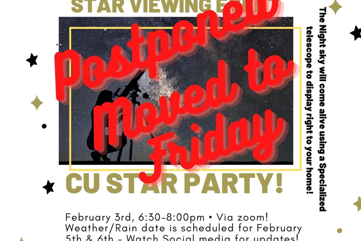 Star Party flyer