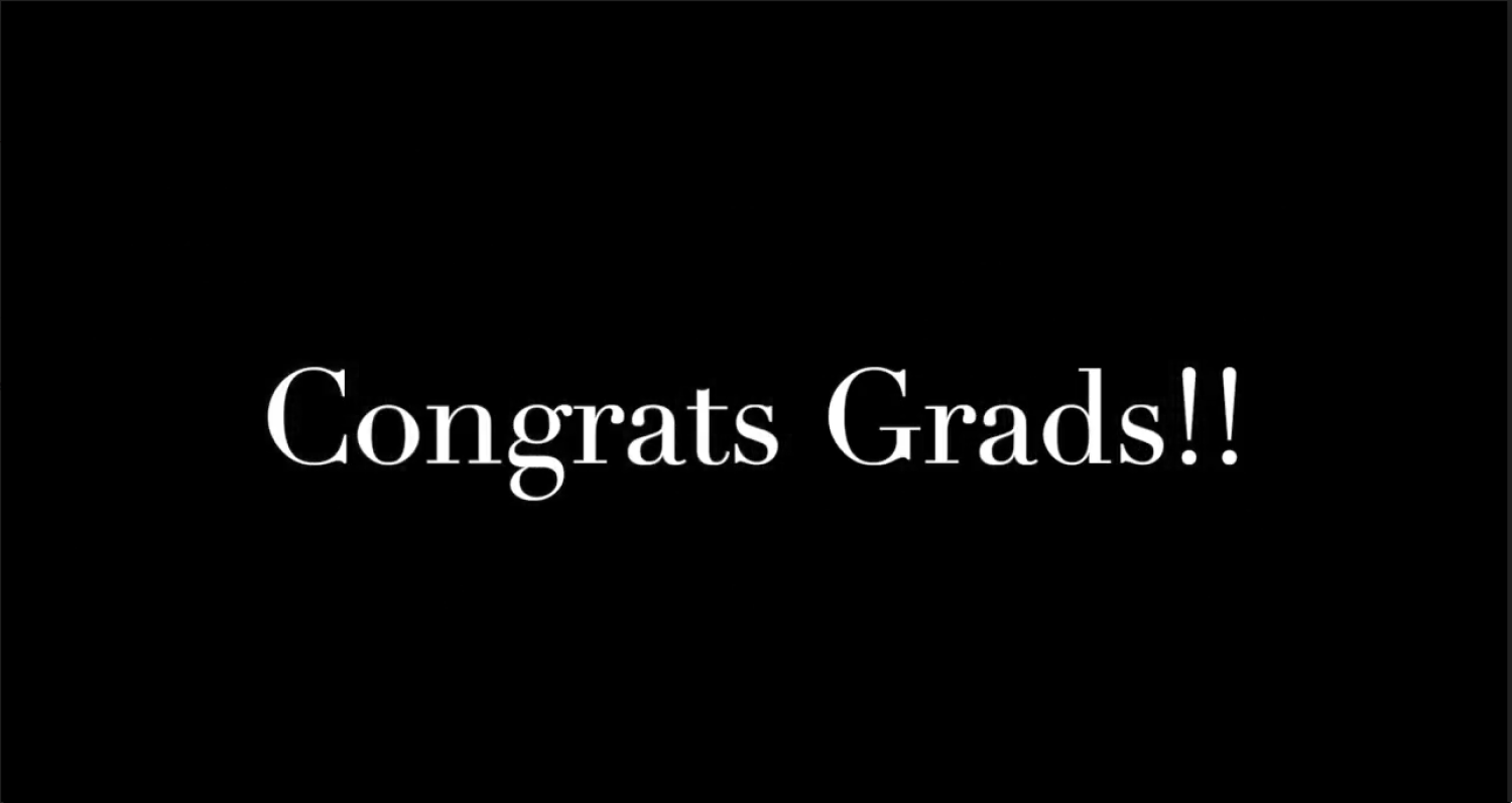 Congrats Grads