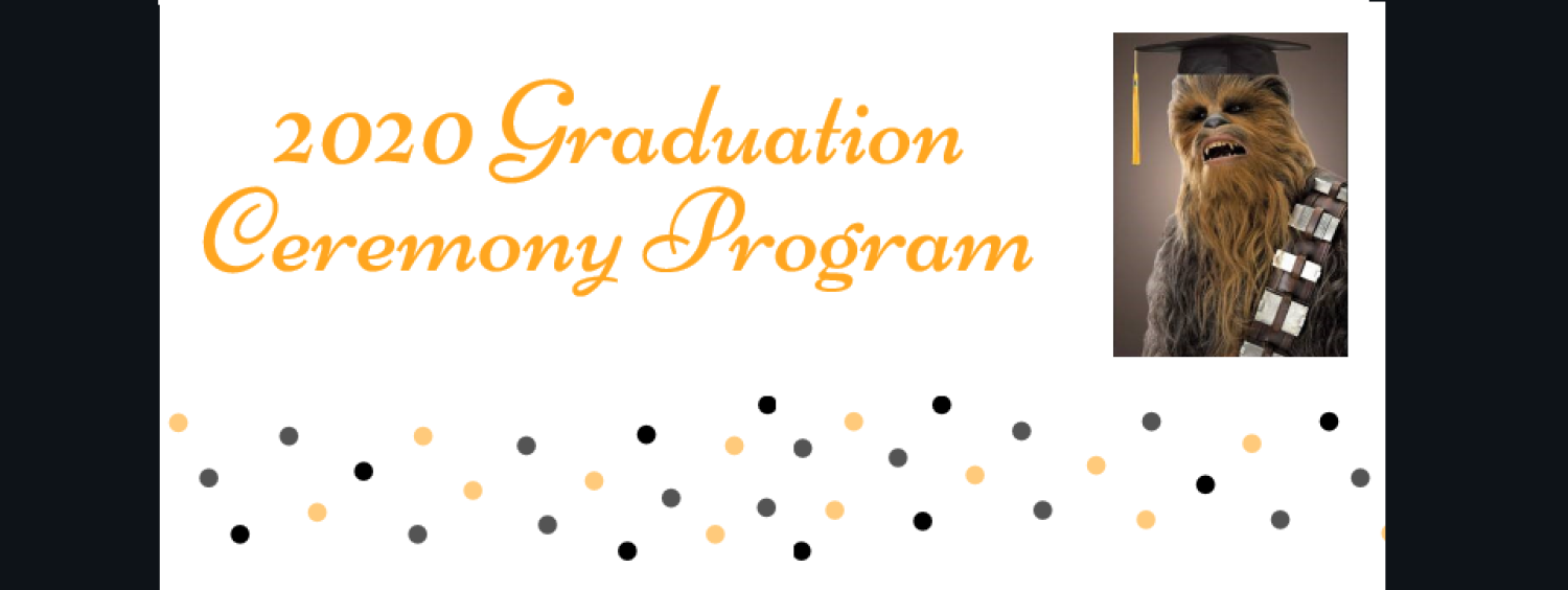 2020 Graduation program link