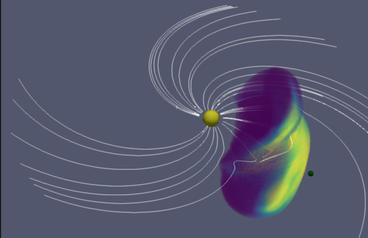 Enlil Solar Wind Visualization
