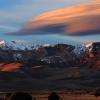 Lenticular clouds over Sand Dunes National Park