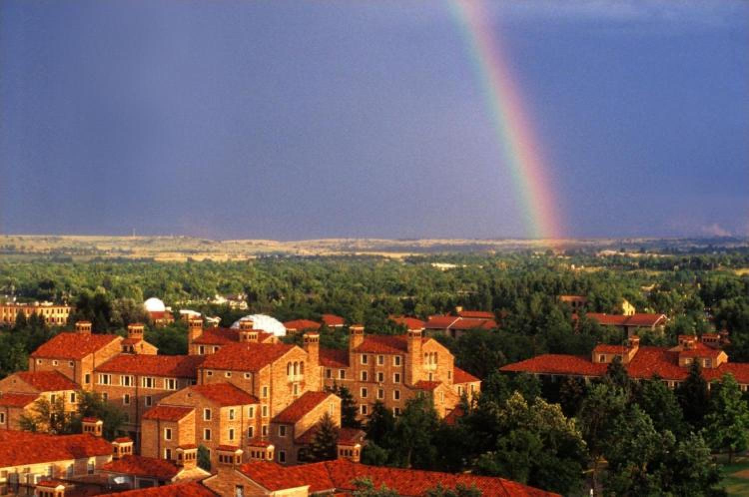 Rainbow Over Boulder