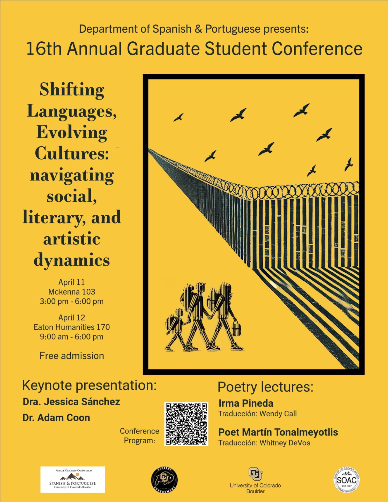 16th Annual Graduate Student Conference Flyer