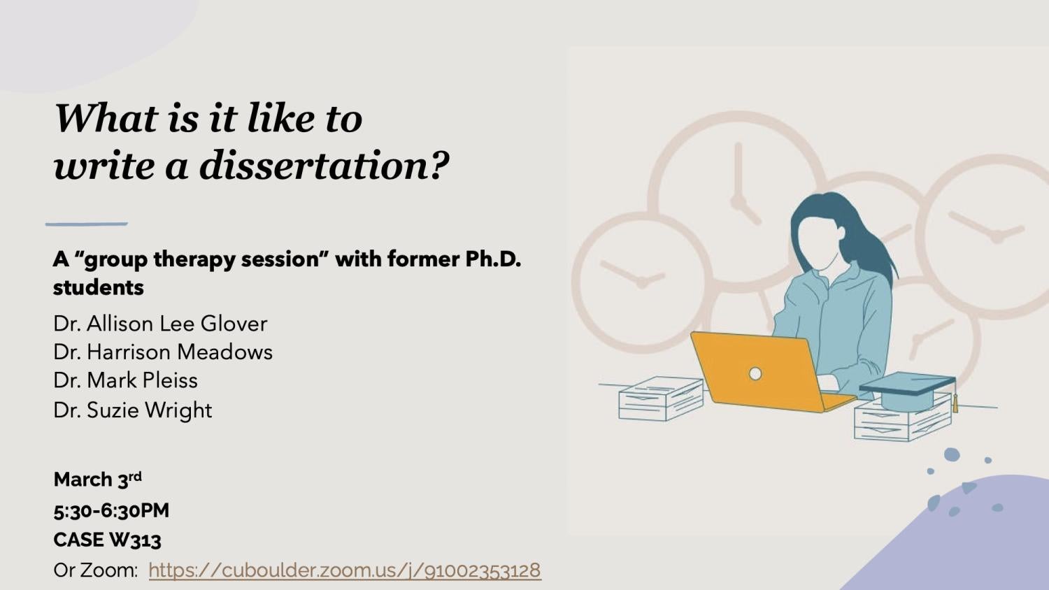 PhD Diss. Writing