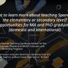 Secondary school teaching paths workshop poster