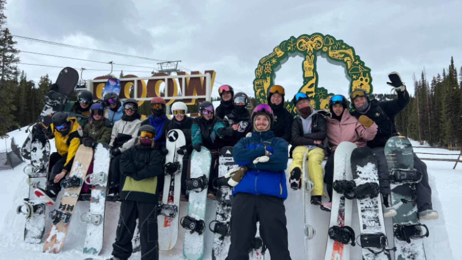 CU snowboard team