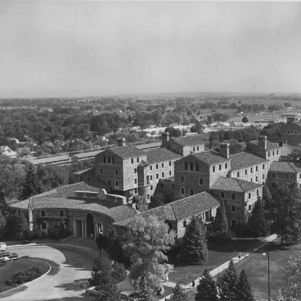 aerial view of Sewall