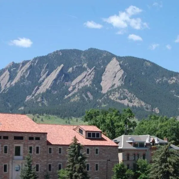 Photo of CU Campus and Flatirons